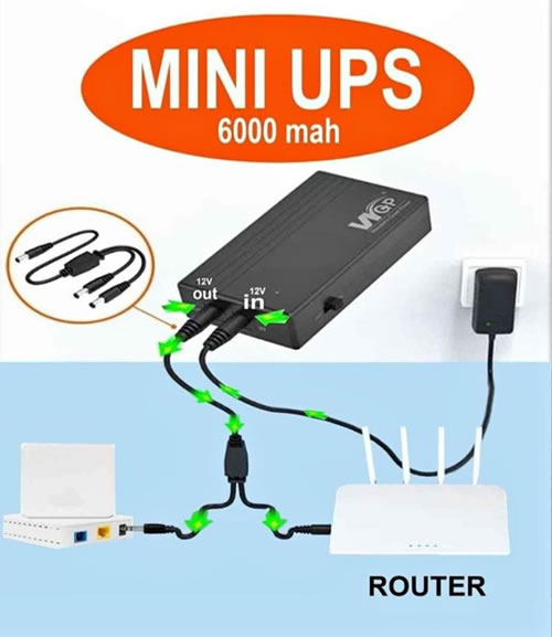 Mini UPS 12V - Imagen 6