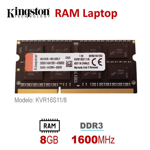 RAM Laptop 8GB DDR3 1600MHz