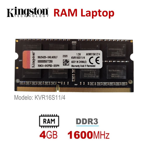 RAM Laptop 4GB DDR3 1600MHz