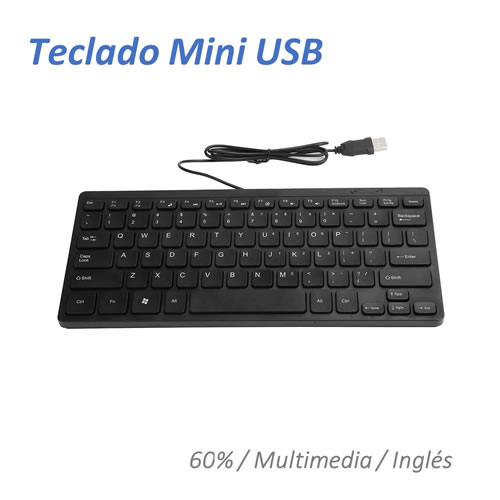 Teclado Mini Compacto USB