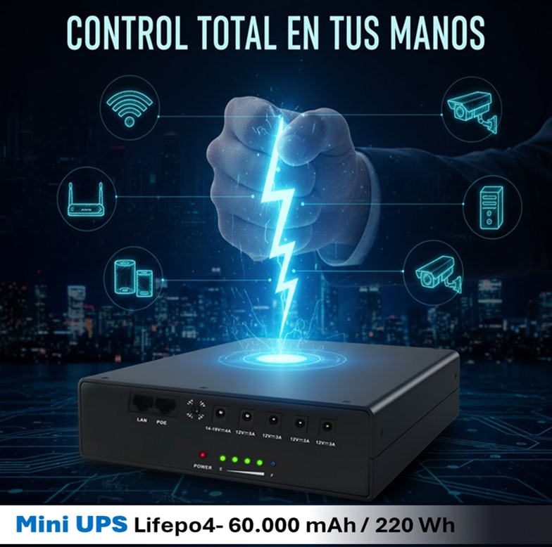 El Mini UPS de 60.000 mAh